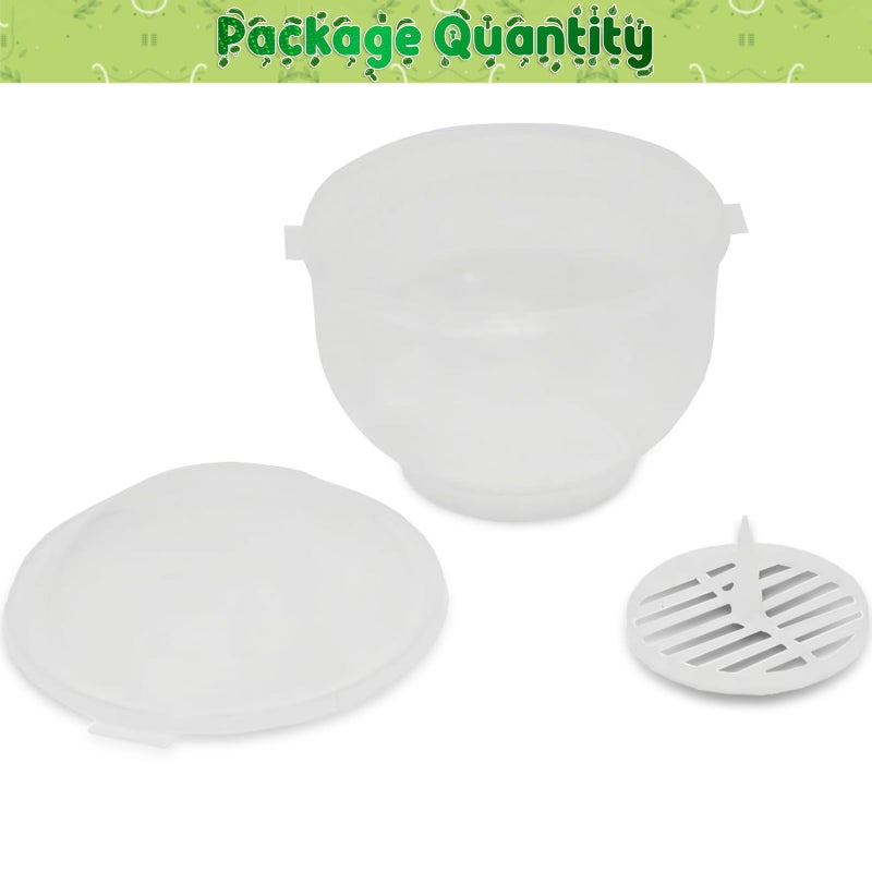 Home-X Lettuce Keeper - BPA-Free Lettuce Keeper for Refrigerator to Keep Salads and Vegetables Fresh - 7" x 8" Lettuce Crisper with Drainage Reservoir - Clear See-Through Vegetable and Fruit Crisper - Image 3
